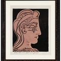 Pablo Picasso — Тет-а-тет с женщиной (в профиль), изображение 2