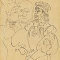 Pablo Picasso — Трое персонажей, изображение 1