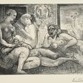 Pablo Picasso — "Четыре новые женщины и их скульптура наедине" из "Сюиты Воллар", изображение 1