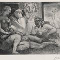 Pablo Picasso — "Четыре новые женщины и их скульптура наедине" из "Сюиты Воллар", изображение 1