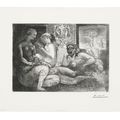 Pablo Picasso — "Четыре новые женщины и их скульптура наедине" из "Сюиты Воллар", изображение 1