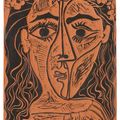 Pablo Picasso — Тет-а-тет с женщиной, украшенной цветами (A.R. 522), изображение 1