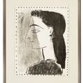 Pablo Picasso — Жаклин в черном платье, изображение 2