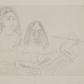Pablo Picasso — Ла Сери 347: три отпечатка, изображение 3