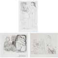 Pablo Picasso — Ла Сери 347: три отпечатка, изображение 1