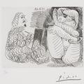 Pablo Picasso — Ла Сери 347: три отпечатка, изображение 3
