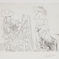 Pablo Picasso — Ла Сери 347: три отпечатка, изображение 4