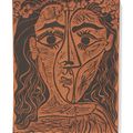 Pablo Picasso — Тет-а-тет с женщиной, украшенной цветами (A.R. 522), изображение 1