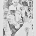 Pablo Picasso — Ла Сери 347: три отпечатка, изображение 3