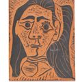 Pablo Picasso — Женская блузка с цветочным принтом (артикул 520), изображение 1