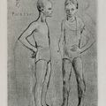 Pablo Picasso — "Двое сальтимбанков" из "Свиты Сальтимбанков", изображение 1