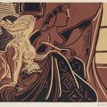 Pablo Picasso — Две женщины перед окном, изображение 1