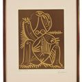 Pablo Picasso — Женская поза в пляжной пижаме.II, из дневника, изображение 2