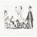 Pablo Picasso — Прогулка по полям: встреча импрессионистов на траве, из "Ла Сери 347", изображение 11