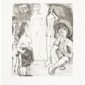 Pablo Picasso — Прогулка по полям: встреча импрессионистов на траве, из "Ла Сери 347", изображение 12