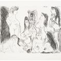 Pablo Picasso — Прогулка по полям: встреча импрессионистов на траве, из "Ла Сери 347", изображение 13