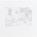 Pablo Picasso — Рафаэль и Форнарина. XIX: Папье-маше, за Тиару и маншона; Мишель-Анж - это тайна за семью печатями., изображение 3