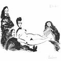 Pablo Picasso — Жаклин, молодая Майя, из-за Селестины и двух мушкетеров, из серии 347, изображение 1