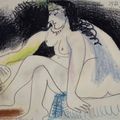 Pablo Picasso — Вифсавия и письмо Давиду, изображение 1