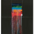 Pat Steir — Много цветов II (синий), изображение 1