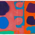 Patrick Heron — Линейный лазурный цвет с пятью дисками : май 1968 года, изображение 1