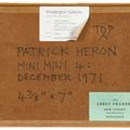 Patrick Heron — Мини-Мини 4 : декабрь 1971 года, изображение 3