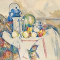 Paul Cézanne — Морт природы в горшочке с молоком, дыней и сахаром, изображение 1
