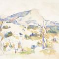 Paul Cézanne — Гора Сент-Виктуар вю де Лувс, изображение 1