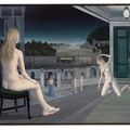 Paul Delvaux — Вечер в могиле, изображение 2