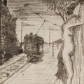 Paul Delvaux — Этюд для фильма "Конец путешествия" (1968), изображение 1