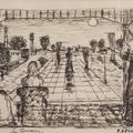 Paul Delvaux — Этюд для фильма "Конец путешествия" (1968), изображение 6