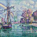 Paul Signac — Кемпер (набережная Одет), изображение 1