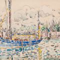 Paul Signac — Конкарно. Тонье в порту, изображение 1
