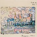 Paul Signac — Авиньон. Званый вечер (Папский замок), изображение 1