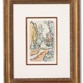 Paul Signac — Алискамп в Арле ( спереди и сзади ), изображение 3