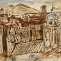Peter Lanyon — Крыши домов, Италия (Перуджа), изображение 1