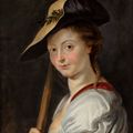 Peter Paul Rubens — Портрет дамы, вероятно, Изабеллы Брант (1591-1626), в образе пастушки, изображение 1