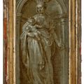 Peter Paul Rubens — Богородица с младенцем в нише - гризайль, изображение 2