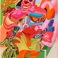 Peter Saul — "Женщина с велосипедом" Де Кунинга, изображение 1