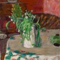 Pierre Bonnard — Цветы и графин, изображение 1