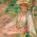 Pierre-Auguste Renoir — Женщина в саду, изображение 1