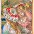 Pierre-Auguste Renoir — Два молодых человека в шапочке для румян, изображение 2
