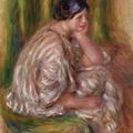 Pierre-Auguste Renoir — Восточная женщина в костюме, изображение 1