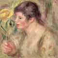 Pierre-Auguste Renoir — Женщина а-ля роза, изображение 1