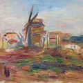 Pierre-Auguste Renoir — Мулен на холме Монмартр, изображение 1