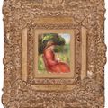 Pierre-Auguste Renoir — Jeune femme assise - фрагмент, изображение 2