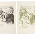 Pierre-Auguste Renoir — Две гравюры художника, изображение 1