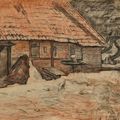 Piet Mondrian — Зиджаанцихт ван эен Бордери, Бий, Винтерсвейк, изображение 1