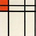 Piet Mondrian — Композиция с использованием красного и синего цветов, изображение 1