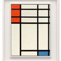 Piet Mondrian — Композиция с использованием красного и синего цветов, изображение 2